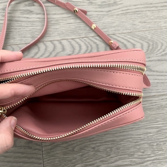 Mansur Gavriel Double Zip Crossbody Bag Pink - Picture 7 of 13